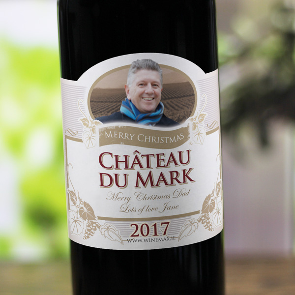 (image for) Personalised Wine Christmas Gift for Her - Click Image to Close